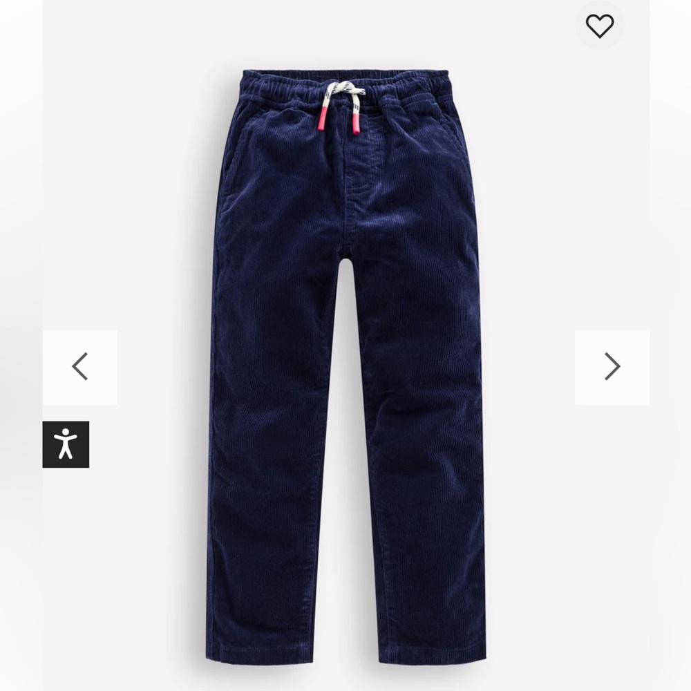 Mini Boden Kids Slim Pull On Trousers